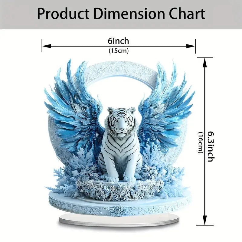 2D Colorful Animal Acrylic Ornaments Colorful Cat Figurine Decoration Kitten Standing Miniature Desktop Decoration For Home Oasis Select B06