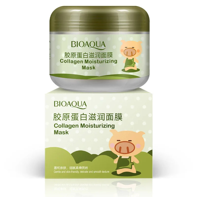 BIOAQUA Collagen Mud Face Mask – Deep Clean & Oil Control Clay Face Mask Oasis Select
