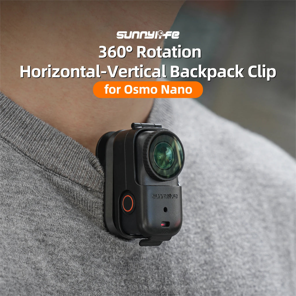 DJI Osmo Action Nano Accessories Kit – Clip, Mount & Case