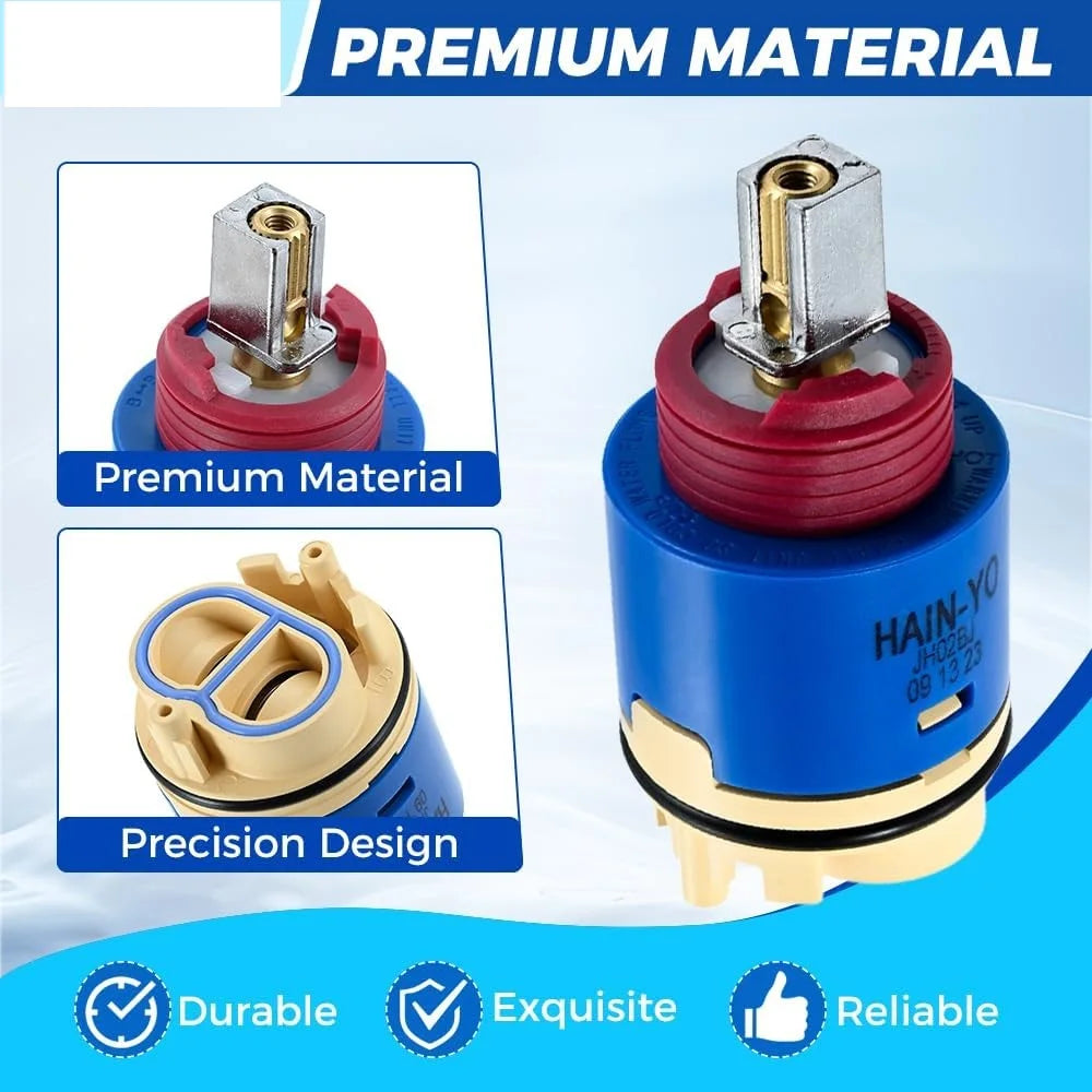 RK7300-CART-3P Shower Pressure Balance Valve Cartridge for Zurn Z-7300,Handle Faucets,tub and Shower Valves W/Anti-leak Tape Oasis Select
