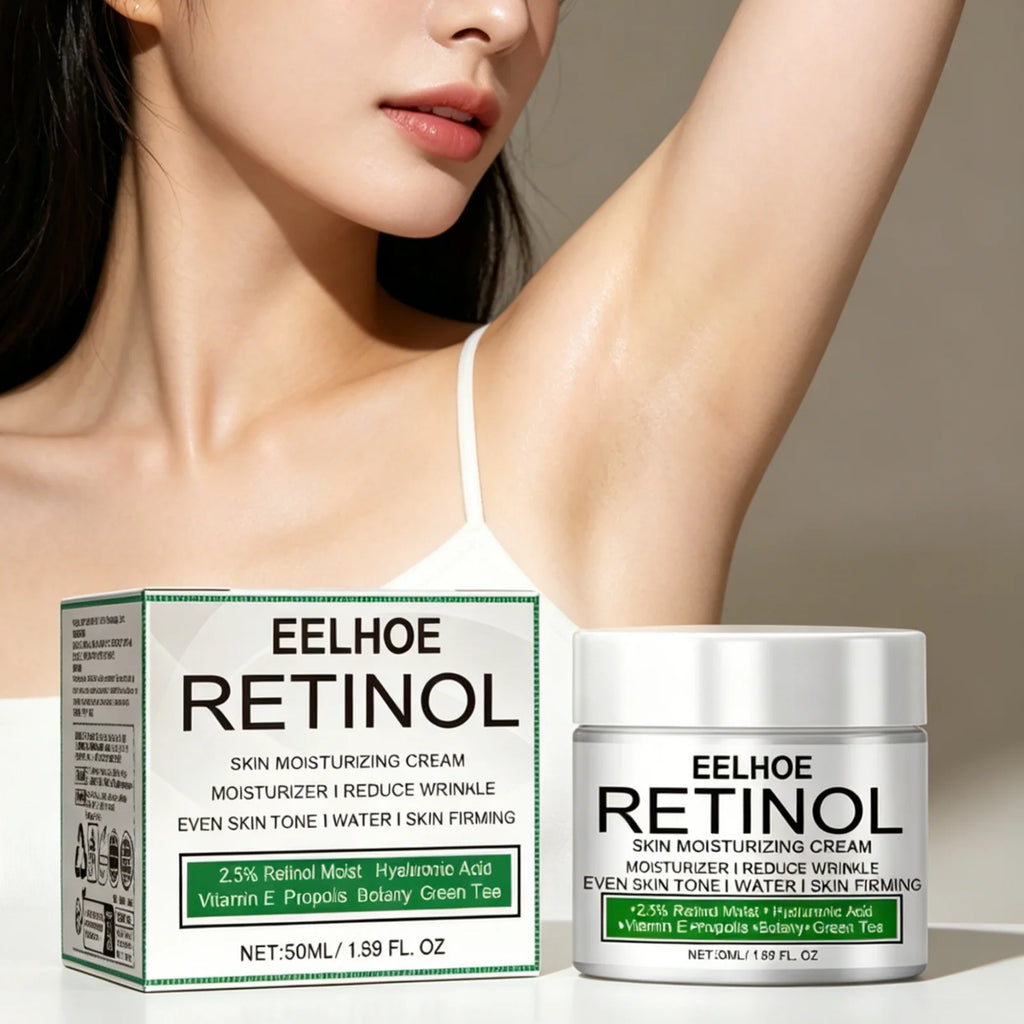 EELHOE Retinol Skin Moisturizing Cream Even Skin Tone Reduce Melanin Softening Skin Hydration Gentle Underarm Brightening Cream Oasis Select