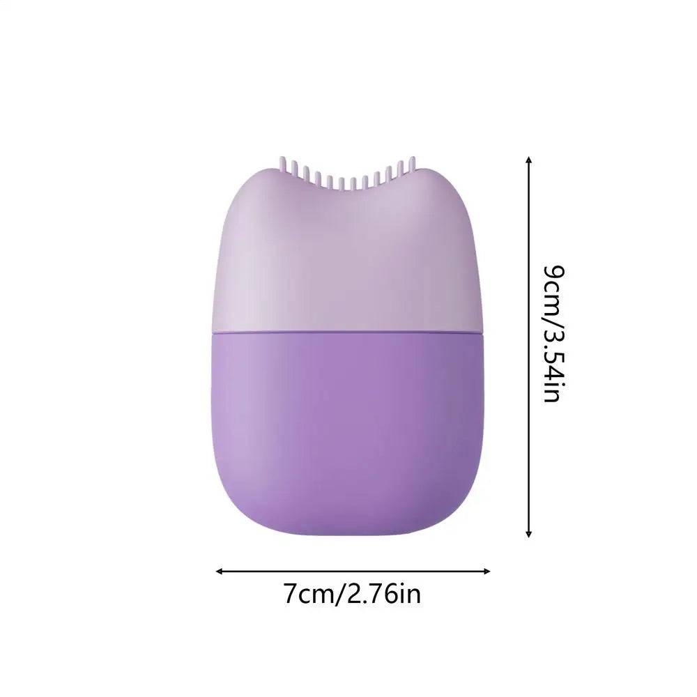 Silicone massage face ice tray Eyes Facial Massager Tool Large Pores Reduction Cooling Face Roller Eliminating facial puffiness Oasis Select Purple China Mainland