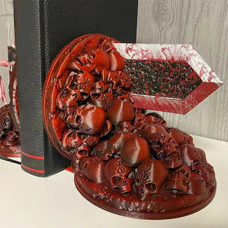 Berserk Bookends Bookends Ornament Dragon Slaying Knife Bookstop Resin Non-Slip Suitable For Reading Desk Home Decoration Gifts Oasis Select