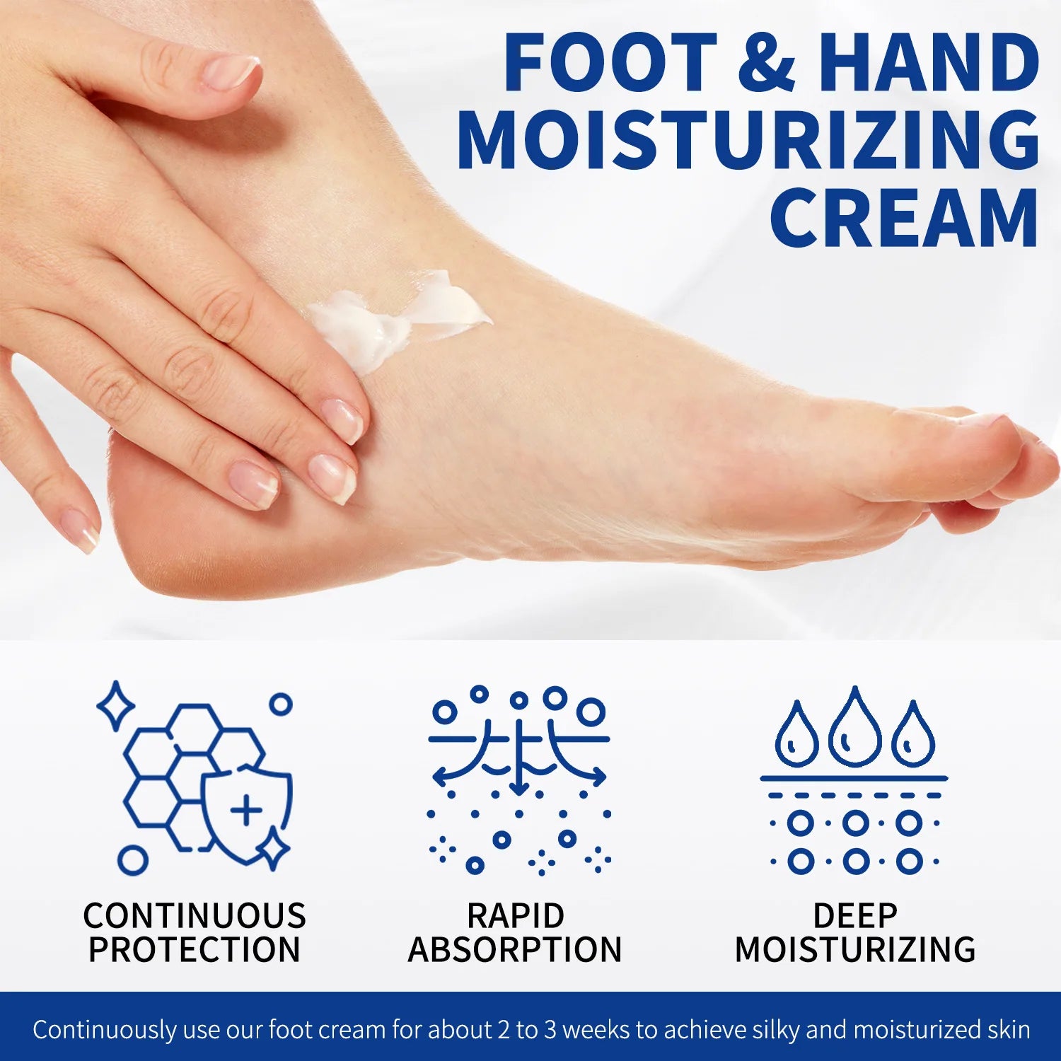 2-Pack Urea 60% Hand & Foot Cream – Tea Tree & Salicylic Acid