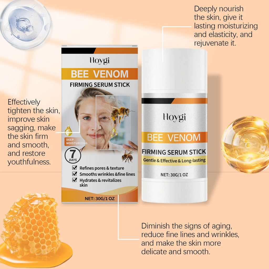 Hoygi Bee Venom Firming Serum Stick – Anti-Aging & Lifting Face Serum Stick Oasis Select