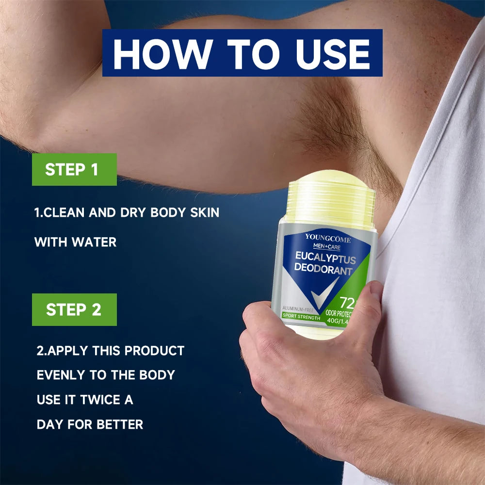 Men's 2-in-1 Moisturizer & Deodorant Set | SPF 15, Aluminum-Free Men's Grooming Set Oasis Select