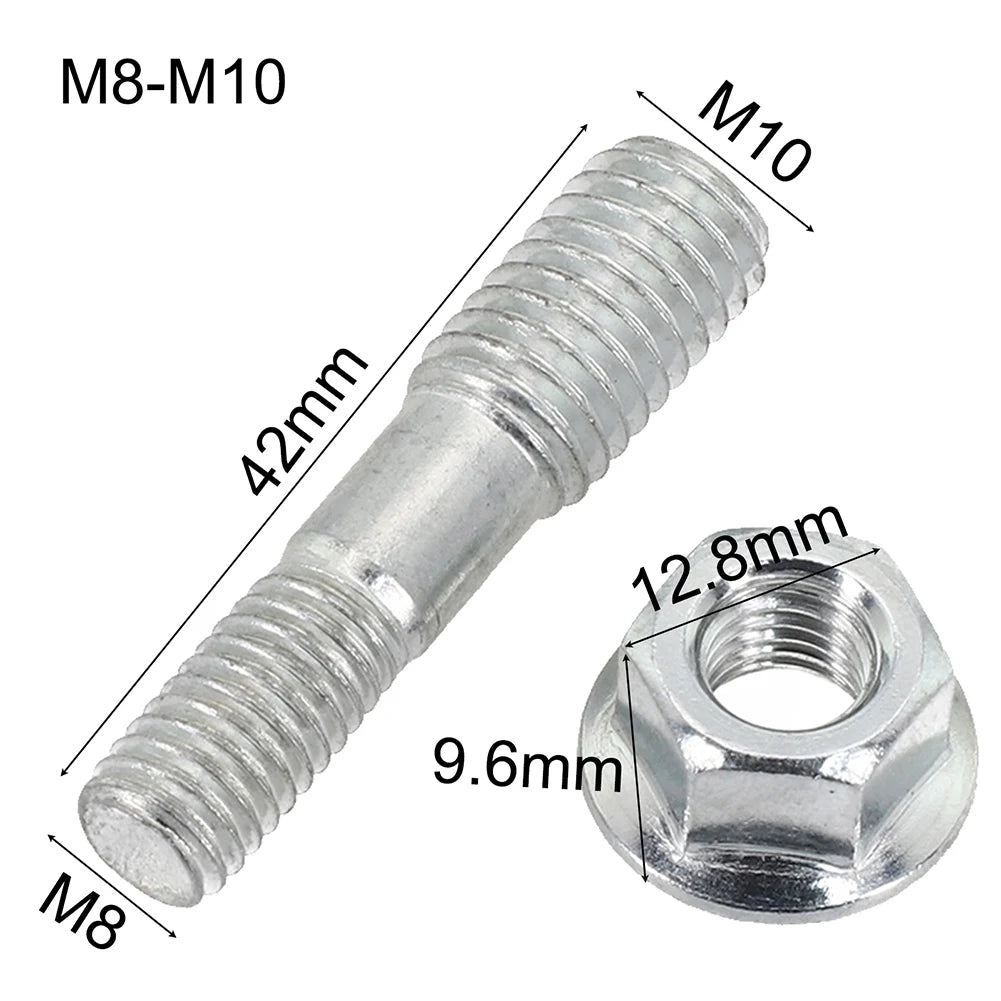 2pcs For 52/58 Chain Saw Guide Plate Double Head Screw Nuts Nut Accessories Garden Tool Parts Accessories Oasis Select