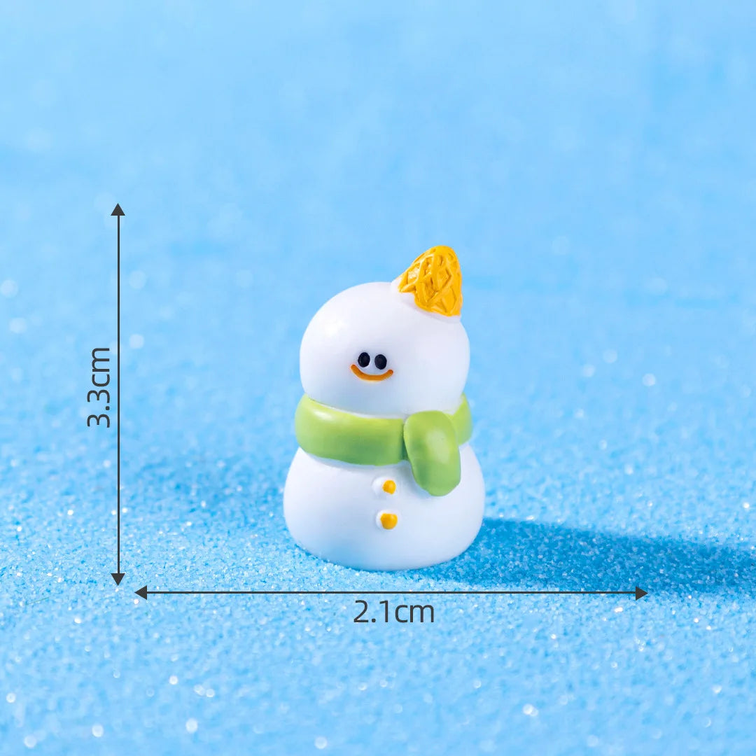 Mini Christmas Resin Ornament – Santa, Snowman & Holiday Décor
