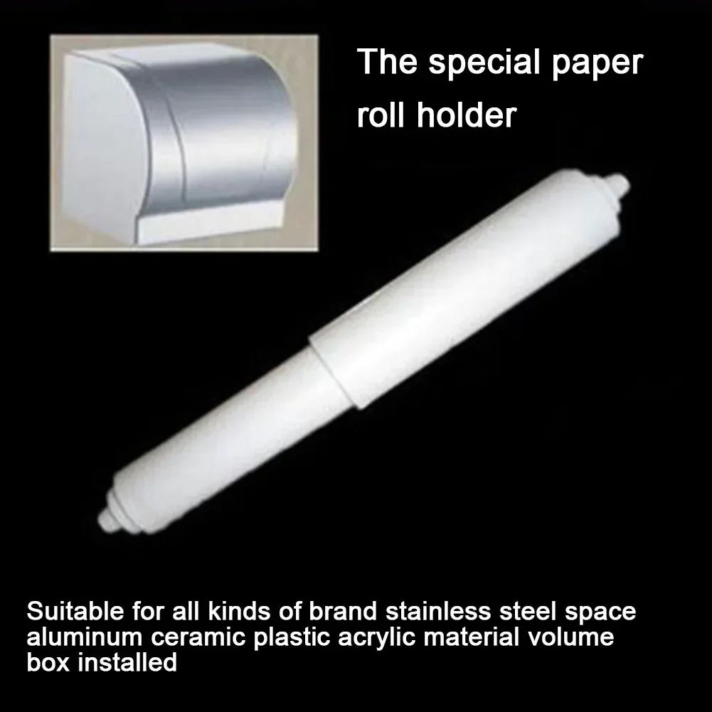 1/3PCS Replacement Toilet Roll Paper Shafts White Plastic Toilet Rolls Holders Roller Spindle Insert Spring For Bathroom Parts Oasis Select