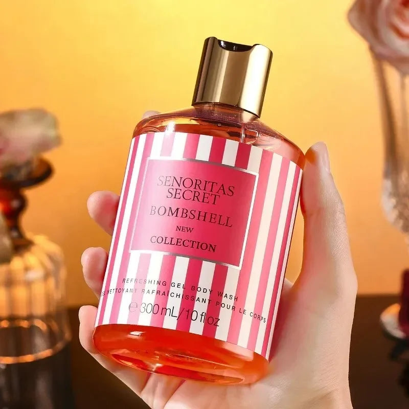 Victoria fragrance shower gel lasting fragrance secret language of love Moisturizing&oil controlling deep cleaning Oasis Select
