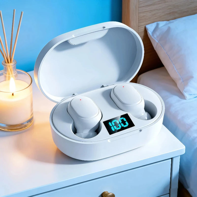 TWS E6S Bluetooth Earphones Wireless bluetooth headset Noise Cancelling Headsets Microphone Headphones Oasis Select