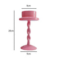 Retro French Tall Candlestick Decoration Home Romantic and Girlish Candlelight Dinner Atmosphere Light Oasis Select high