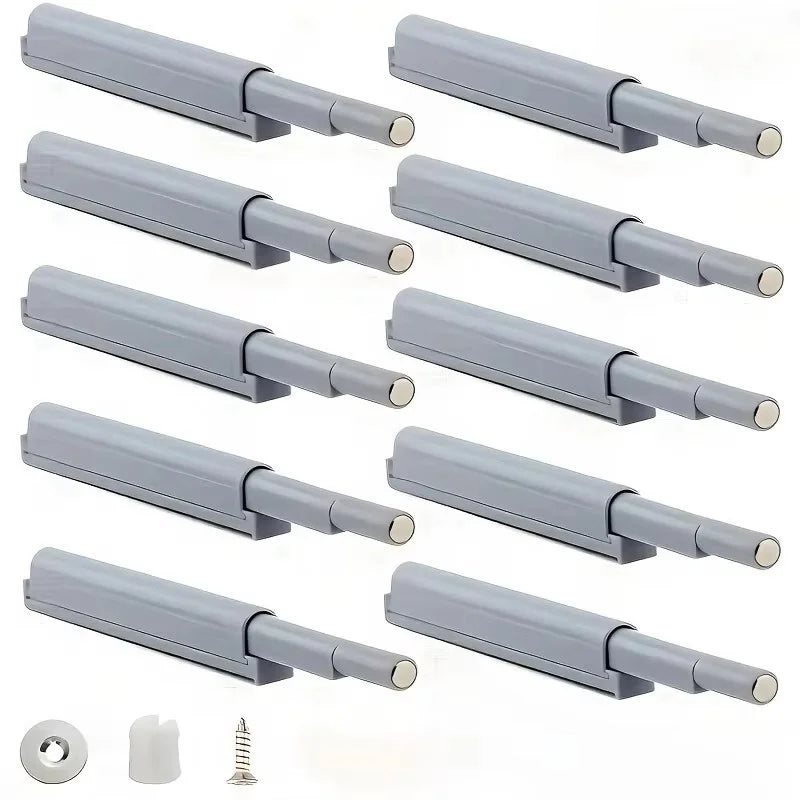 5/10PCS Damper Buffers Kitchen Cabinet Catches Door Stop Drawer Soft Quiet Close with Invisible Handle Home Furniture Hardware Oasis Select