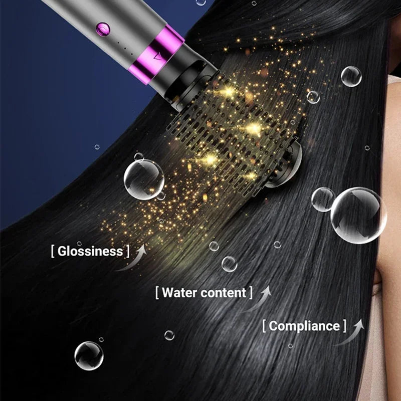 5-in-1 Negative Ion Hair Dryer Styling Set – Curler & Straightener