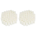 LIKE WISH 100Pcs High Pressure Pump Filter Elements Component Fiber Cotton Filter 30Mpa Air Compressor Parts Oasis Select White 100V-240V EU Plug Type C