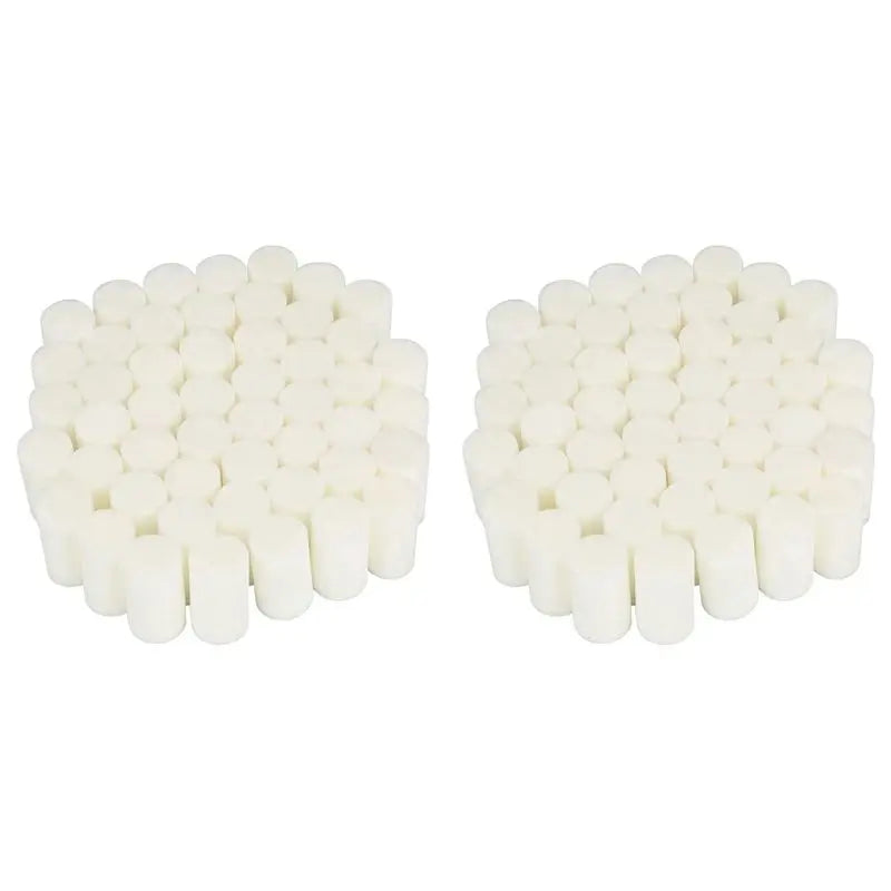 LIKE WISH 100Pcs High Pressure Pump Filter Elements Component Fiber Cotton Filter 30Mpa Air Compressor Parts Oasis Select White 100V-240V EU Plug Type C