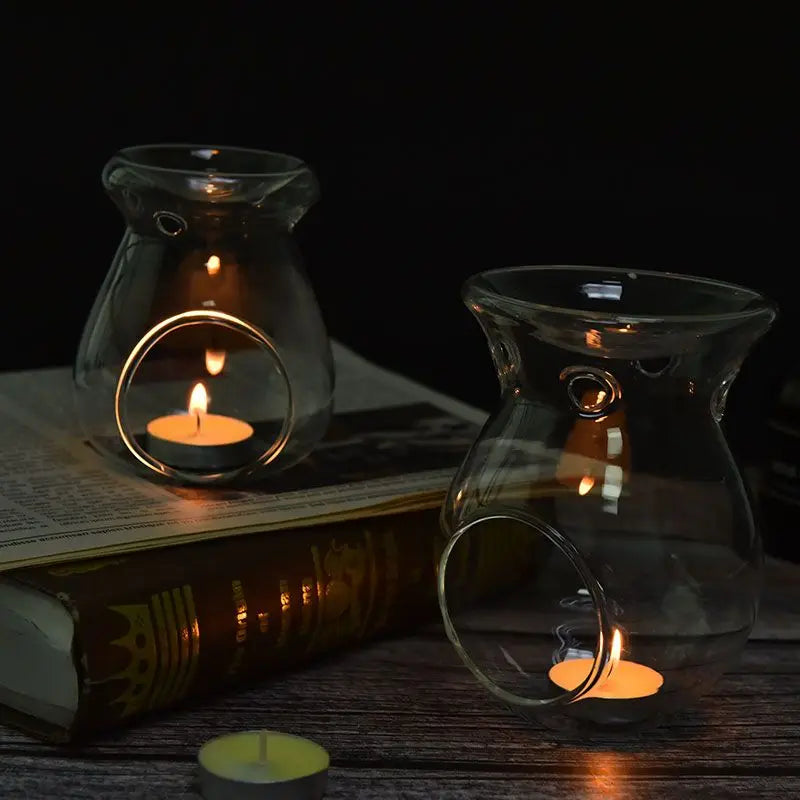Transparent Glass Candle Holder Wedding Dinner Table Decoration Bar Party Christmas Candlestick Rustic Round Glass Candlestick Oasis Select