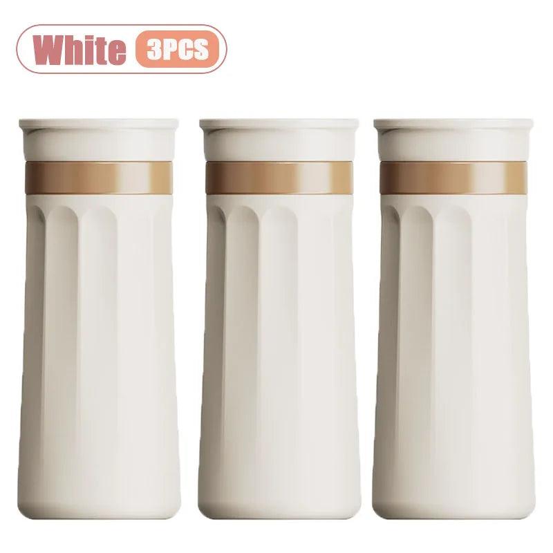 Squeeze Ice Cup Silicone Drink Cup Ice Maker Mold for Soda Juice Push Pop Ice Tray Outdoor Gym Cooling Summer Gadget Oasis Select White-3PCS