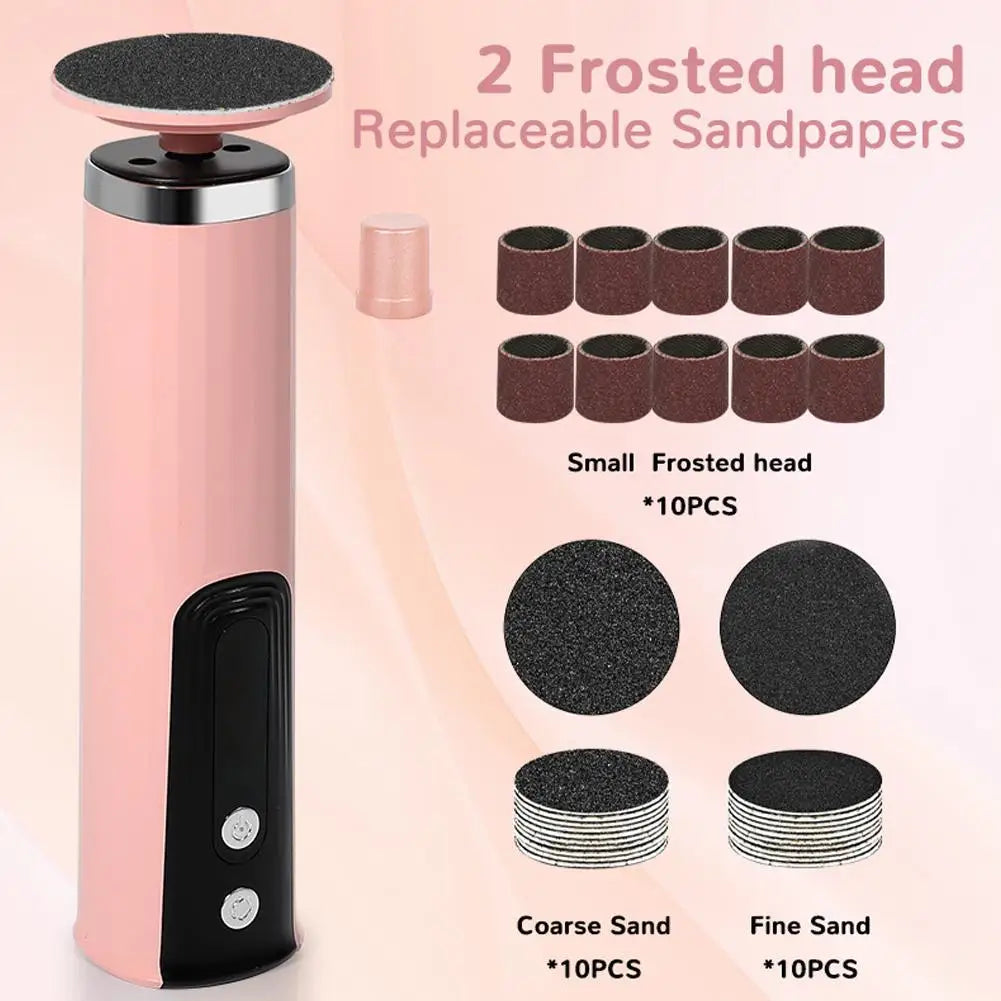 Electric Foot Callus Remover – 6-Speed Pedicure File & Grinder Electric Callus Remover Oasis Select