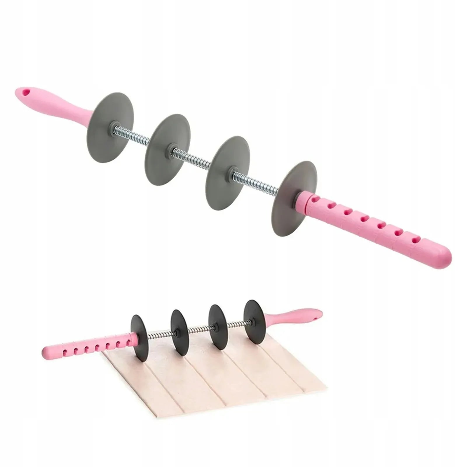 Adjustable Roll ing Pin Slicer Set Cutting Tools Cake Decorating Tools for Kitchen Multi-Function Bread Slicer Croissant Cut Oasis Select