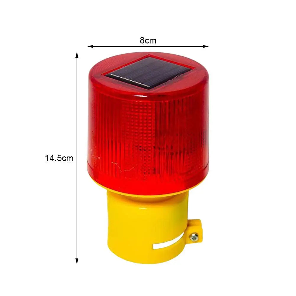Solar LED Emergency Light Solar Traffic Tower Crane Warning Light LED Bulb Lamp For Construction Site Harbor Road Marine Lamp Oasis Select