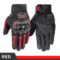 Motorcycle Gloves Black Racing Genuine Leather Motorbike Road Riding Team Glove Men Summer Winter Cycling Gloves Oasis Select Red M