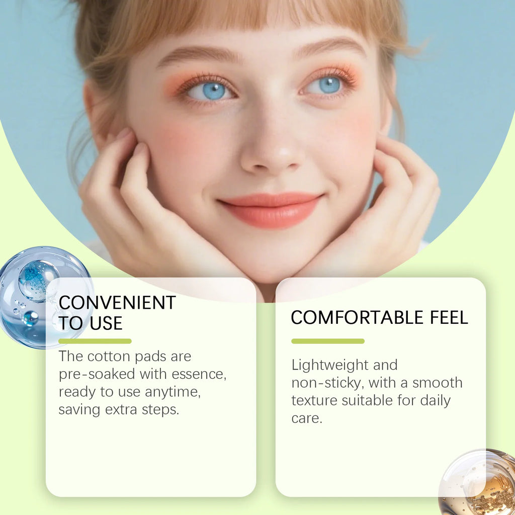 Moisturizing Calming Toner Pads Deep Hydrating Moisture Sooth Improve