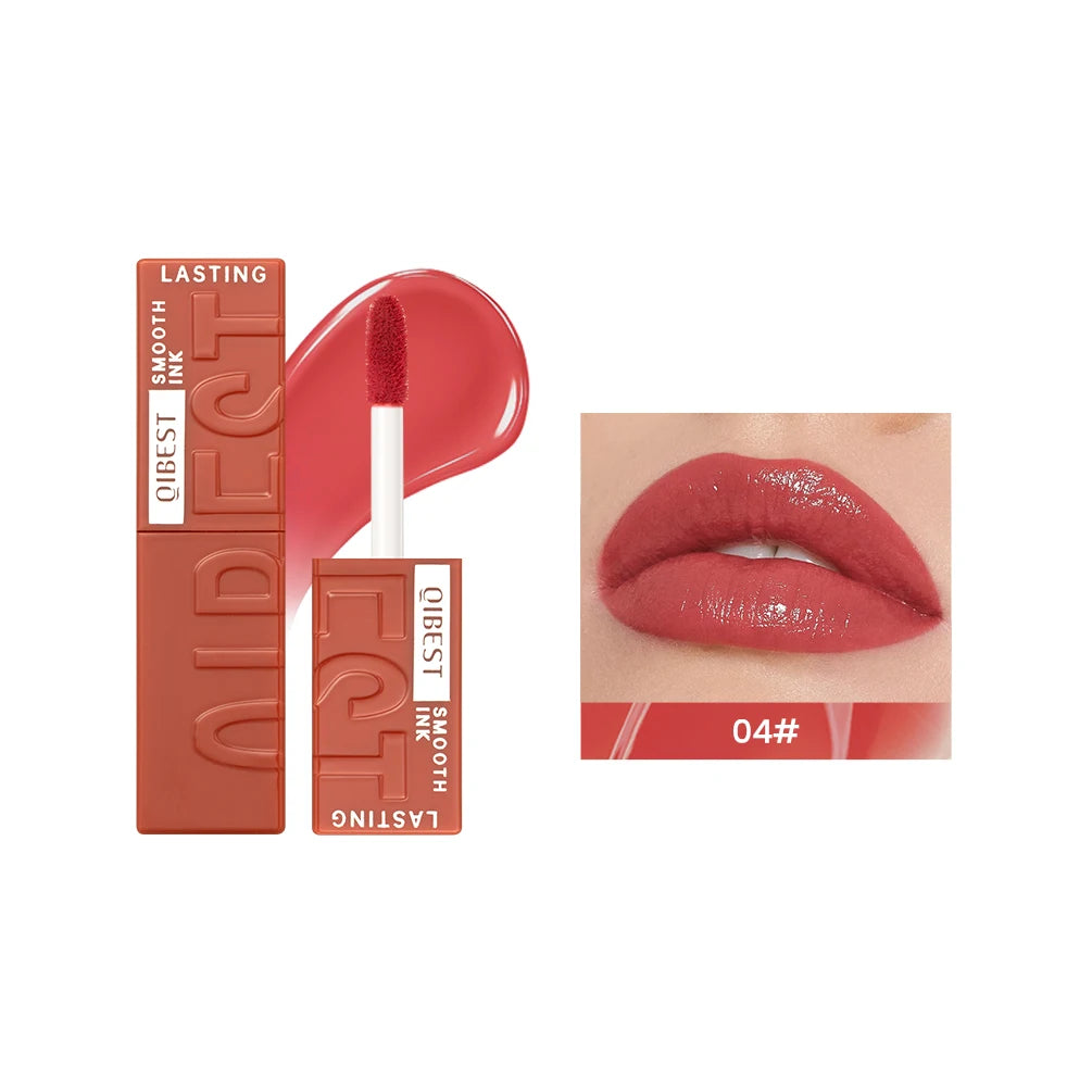 QIBEST Mirror Watery Lip Glaze – Glossy Long-Lasting Lip Gloss