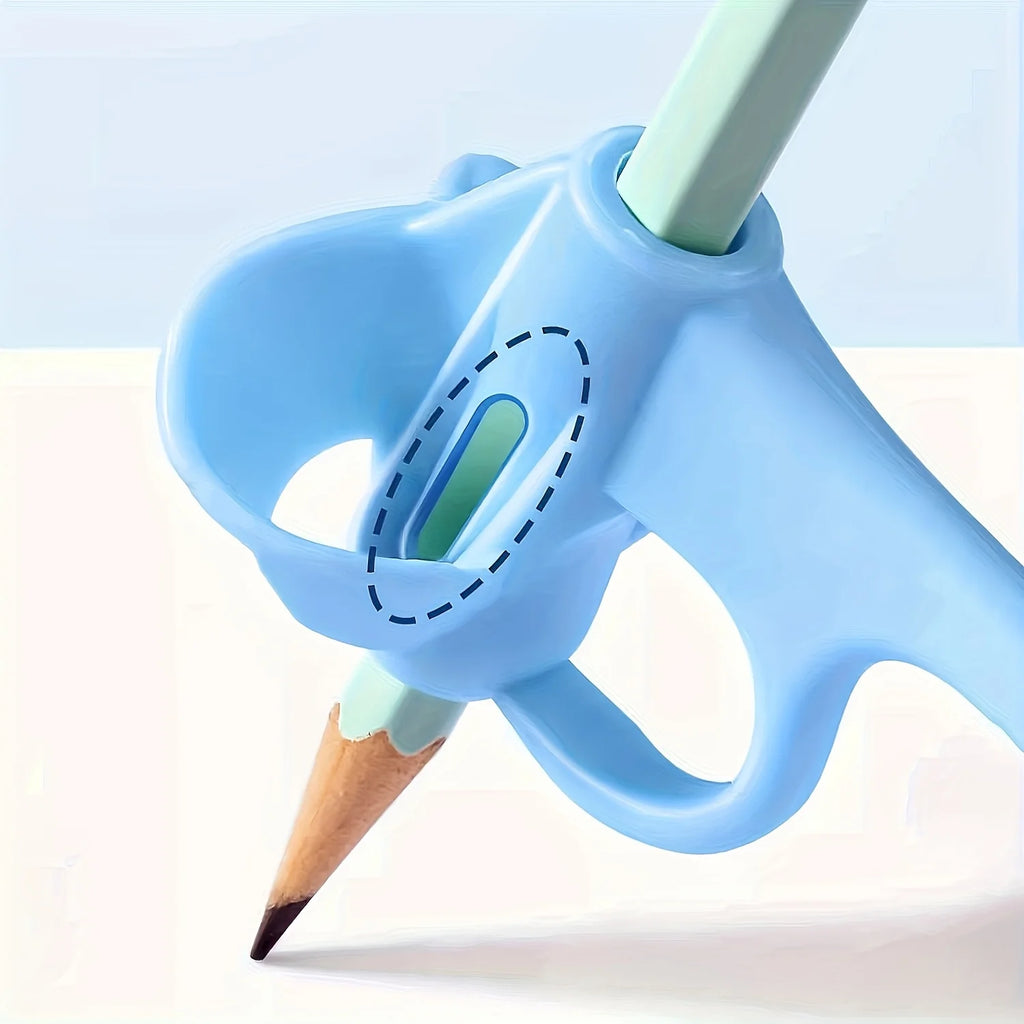 Silicone Pen Grip Correctors -Handwriting Practice Aid with Soft Rubber Pencil Holders,for Improved Posture & Error Correction Oasis Select