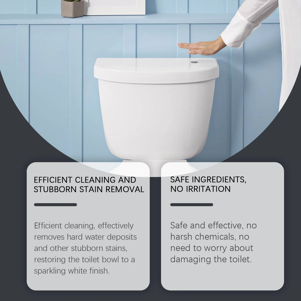 Toilet Tank Cleaner Rust & Mineral Remover Deep Cleaning Tank Improve Odors Deodorization Toilet Tank Descaler 100g Oasis Select