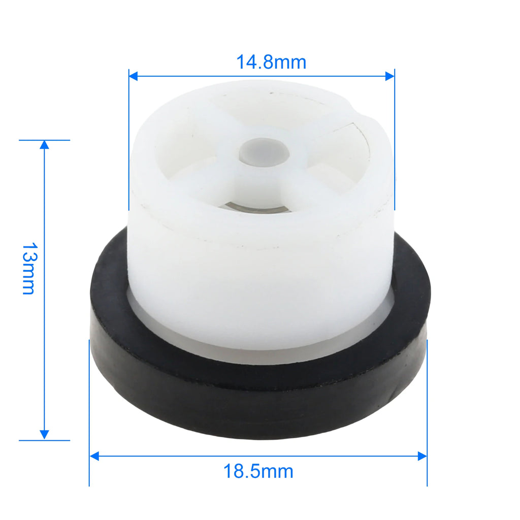 10Pcs POM Shower Check Valve Anti‑Backflow Sealing Gasket One‑Way Non‑Return Valve for Shower Head Mixing Valve Plumbing System Oasis Select A