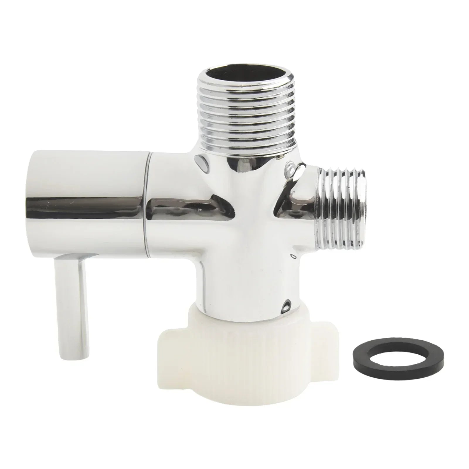 T Adapter Bidet T Adapter Metal Tee Connector Easy Installation Sturdy Construction Toilet Water Flowing Control Oasis Select