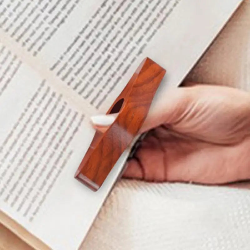 Thumb Book Page Holder Wooden Thumb Bookmark Thumb Ring Page Holder Thumb Book Holder For Reading Lovers Reading Aid Tools Oasis Select