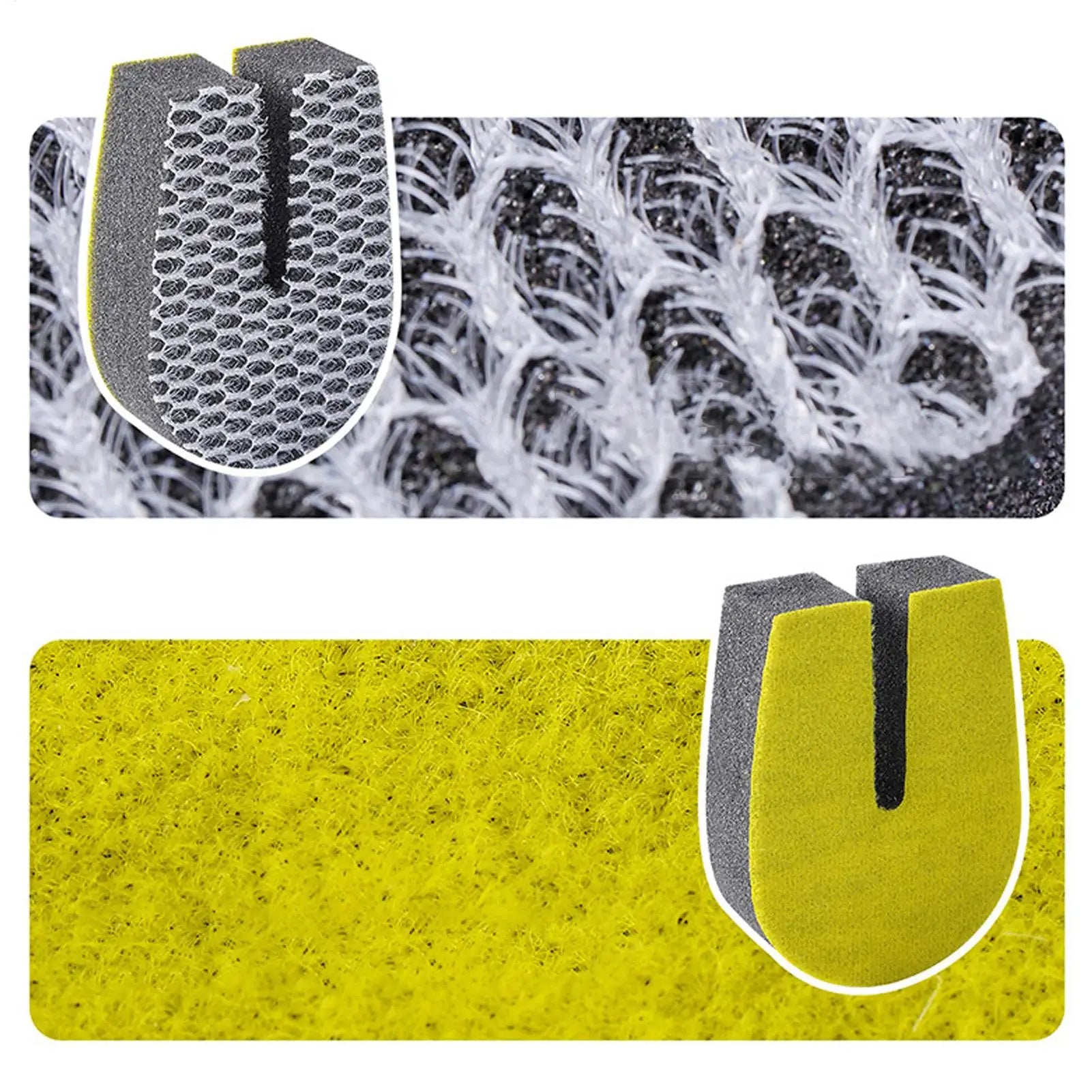 Kitchen Cleaning Sponges 1PC U-shaped Sponge Cleaning Brush Double-sided Dishwashing Sponge Wiping Scouring Pad Cleaning Oasis Select