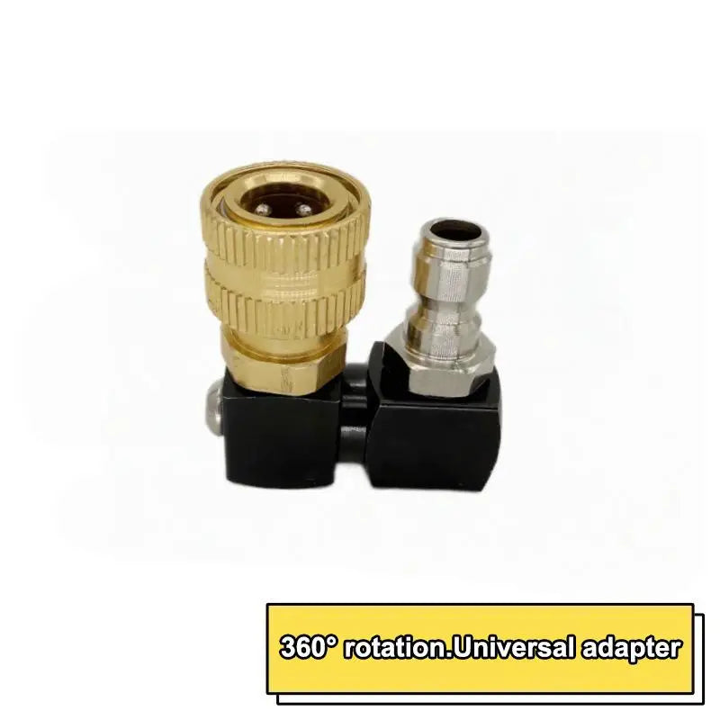 "360-Degree Spinning Pressure Washer Gun Fitting, 1/4" Quick Connection for Car Wash - Waterproof, Water-Efficient Oasis Select A4