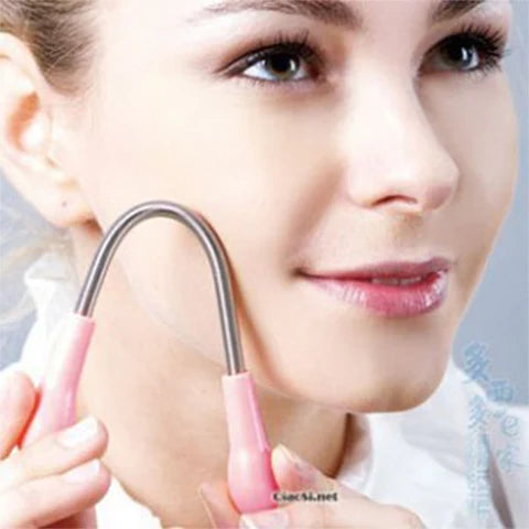 Spring Epilator Face Hair Remover Threading Tool for Women Facial Spring Epilator Oasis Select Default Title