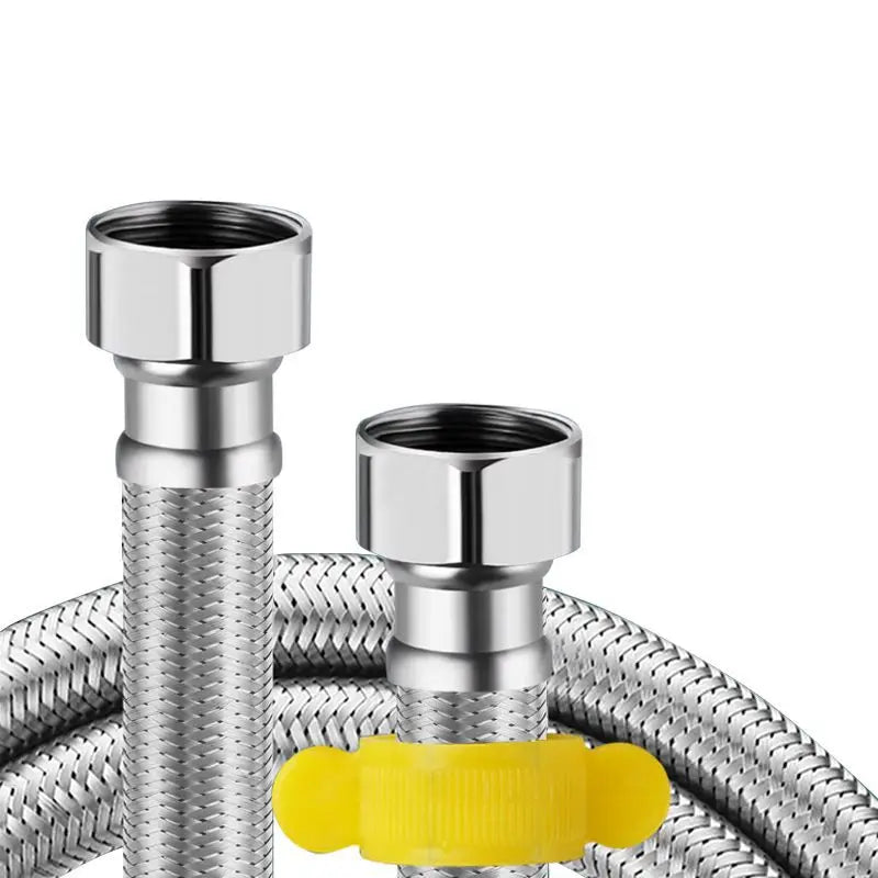 G1/2"-G3/4" SUS304 Water Inlet Hose Faucet 20cm-200cm Hose Water Heater Pipe Toilet Connection Kitchen Bathroom Hose Tube Oasis Select