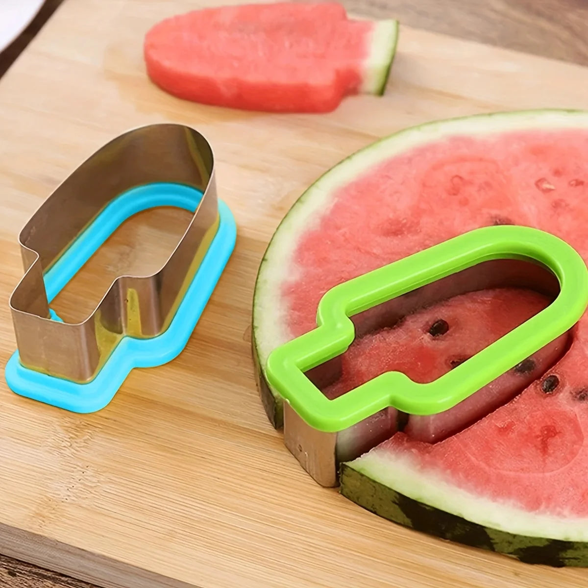 1pc Stainless Steel Watermelon Slicer & Popsicle Mold – Fun and Easy Fruit Cutter for Youngsters,Perfect for Summer Snacks Oasis Select