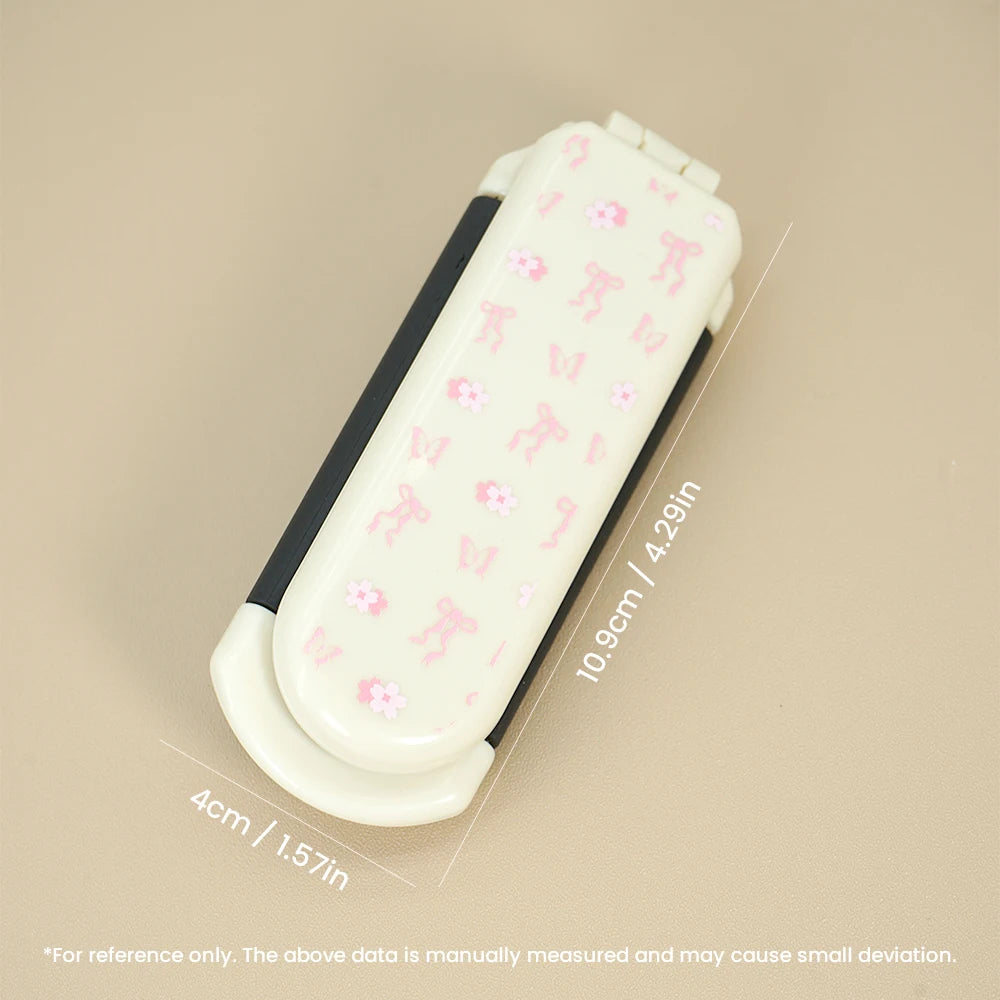 Foldable Air Cushion Comb with Mirror – Portable Travel Mini Comb Portable Hair Comb Oasis Select