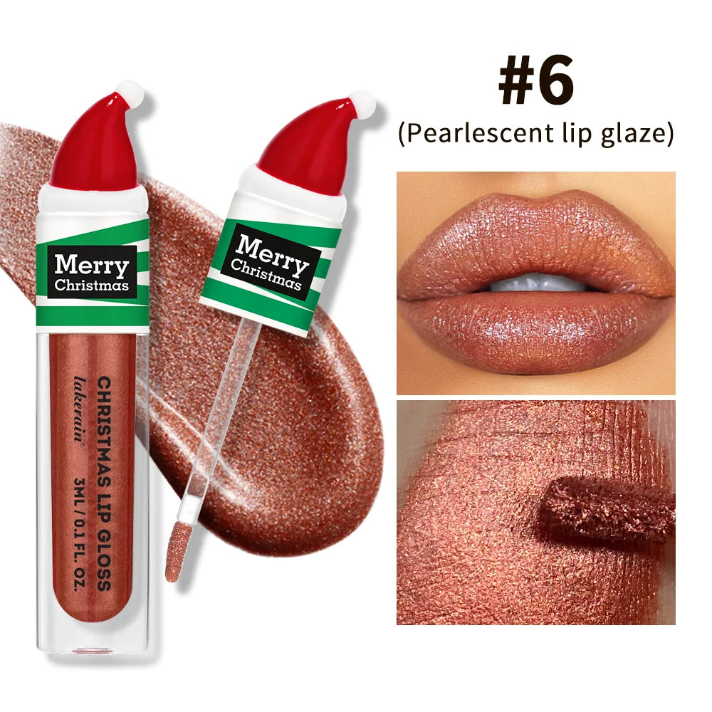ibcccndc 5-Piece Jelly Lip Gloss Set – Hydrating & Long-Lasting Lip Gloss Set Oasis Select sequin brown 6