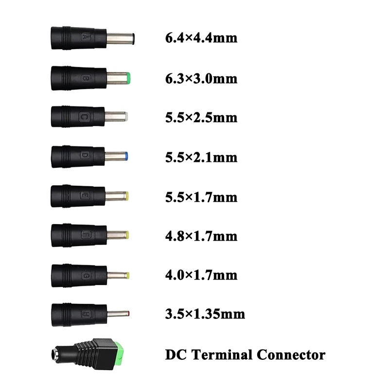 Adjustable Power Supply AC 220V TO DC 3V 9V 12V 24V 36V 72W Power Adapter with 9 Plug Connect Universal Adapter For LED Strip Oasis Select