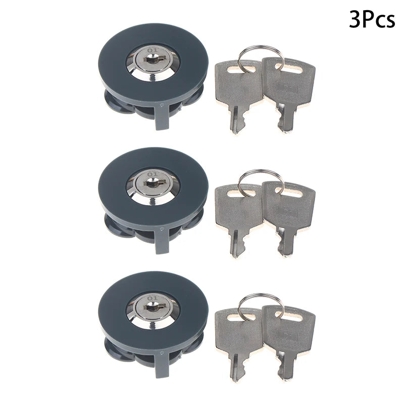 Socket Lock With Key Lockable Power Anti-Theft Lock Child For Protection Zinc Alloy Socket Lock Household Safety Lock Oasis Select 3SET