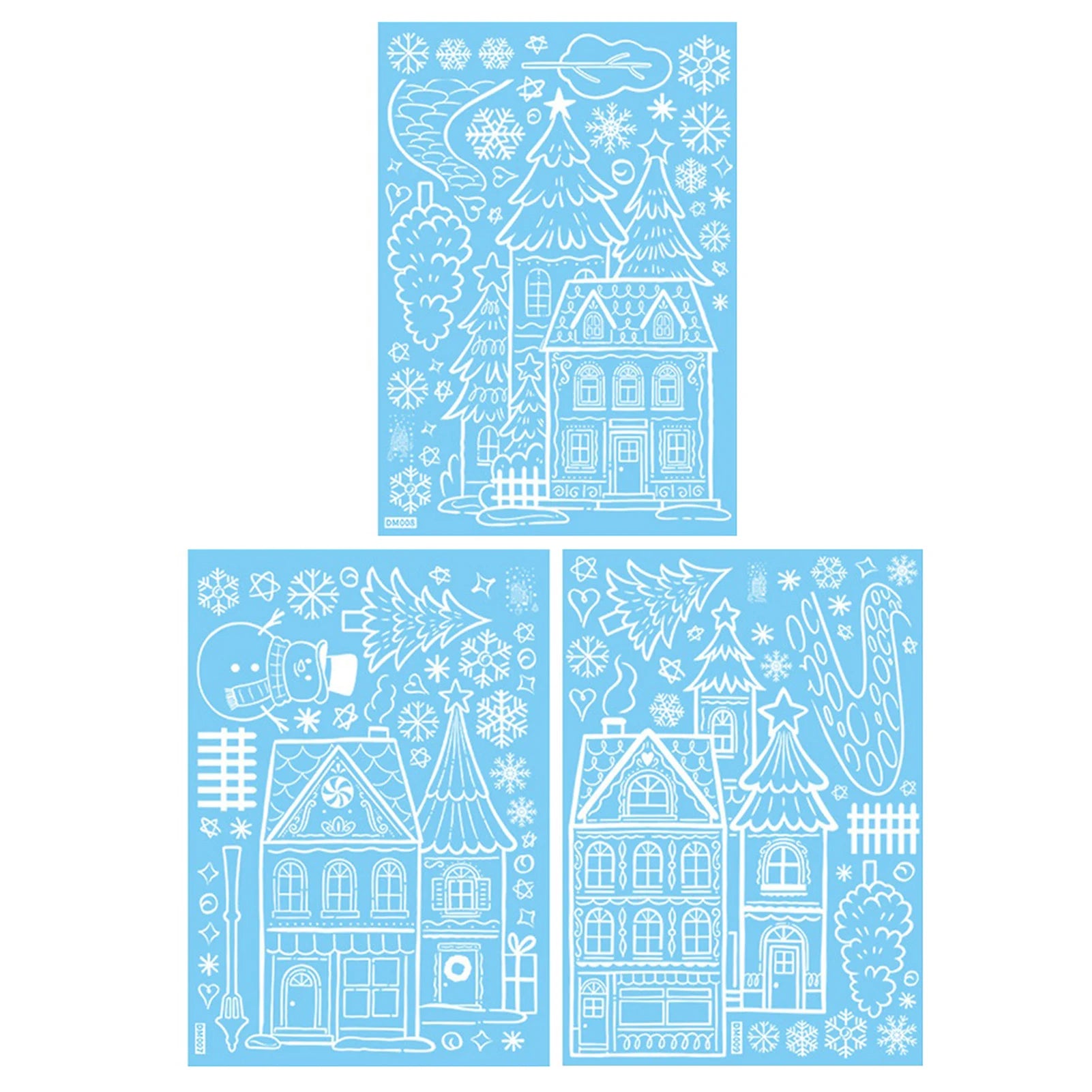 Snowman Christmas Window Clings & Removable Xmas Wall Decals Christmas Window Decals Oasis Select DM7 9