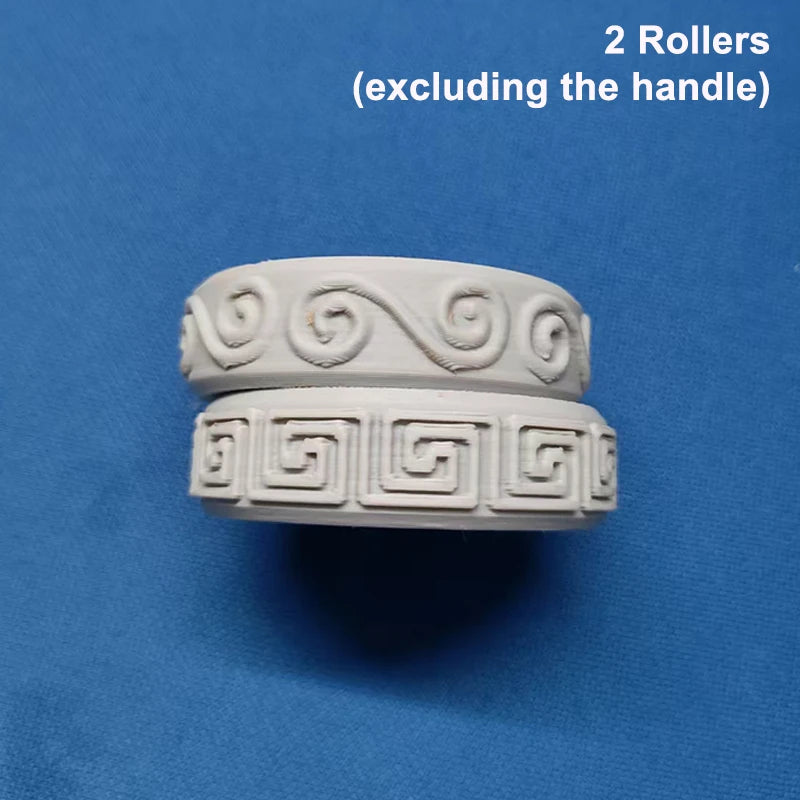 Egyptian-Inspired Relief Rolling Tool Clay Texture Wheel Clay Stamp Roller Pottery Making Tools DIY Handcrafts, Arts & Crafts Oasis Select B2