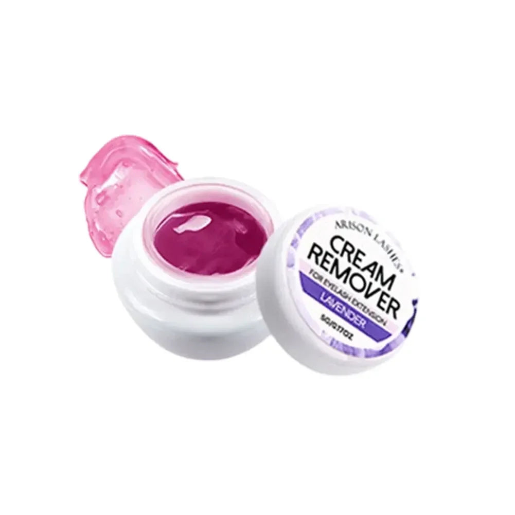 Fast Cleaning Lash Glue Cream Remover Non Irritating Grafting Eyelash Extension Adhesive Gel Remover for Makeup Tools Oasis Select Lavender