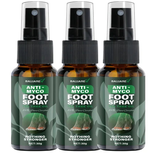 Anti-Fungal Foot Spray with Tea Tree Oil – Moisturizing Formula Foot Care Spray Oasis Select black 30g