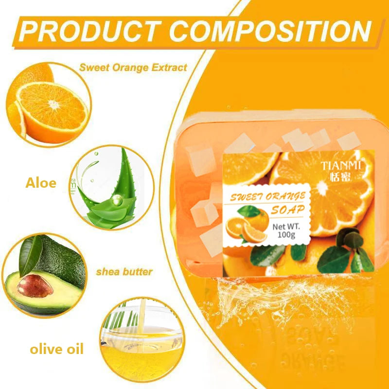 Sweet Orange Jelly Soap, enriched with sweet orange and glycerin, deeply cleanses the face and body, hydrates and moisturizes Oasis Select