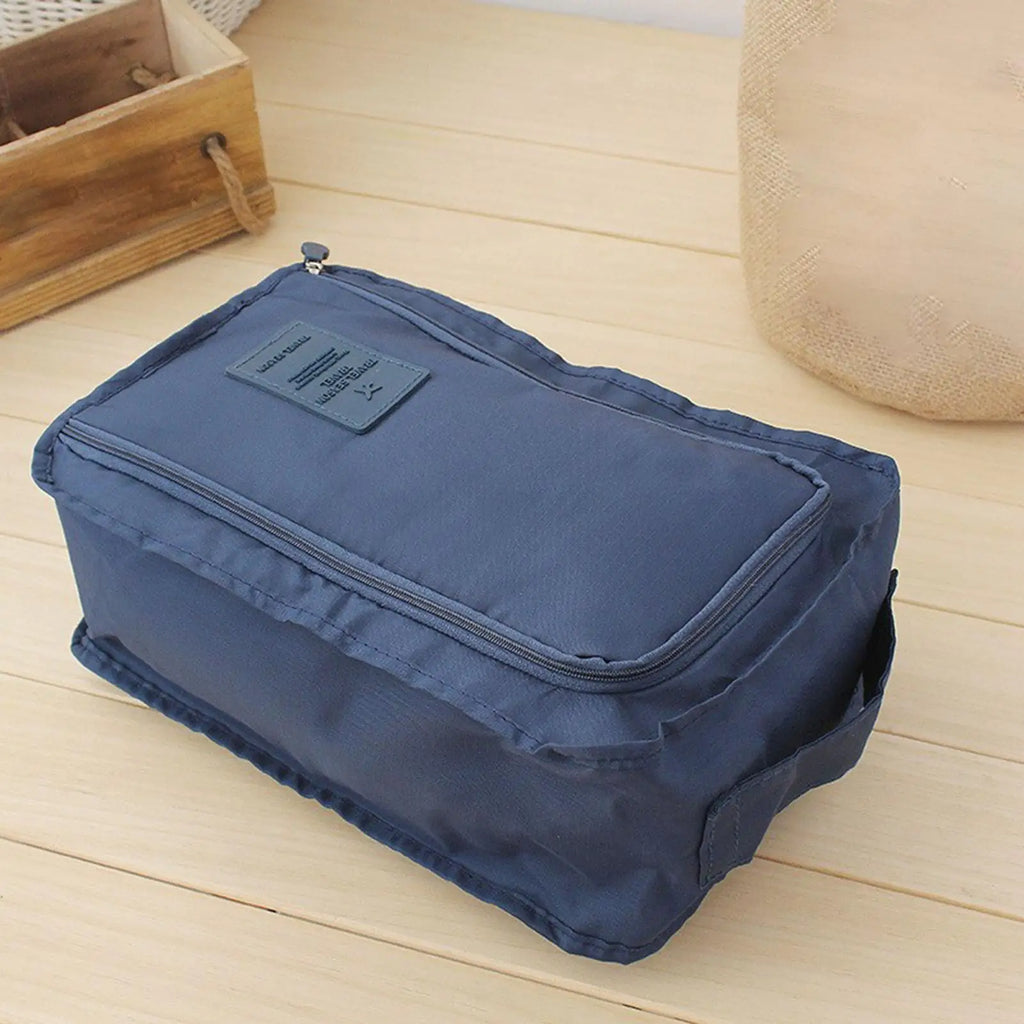 Waterproof Travel Shoe Bag – Foldable Polyester Organizer