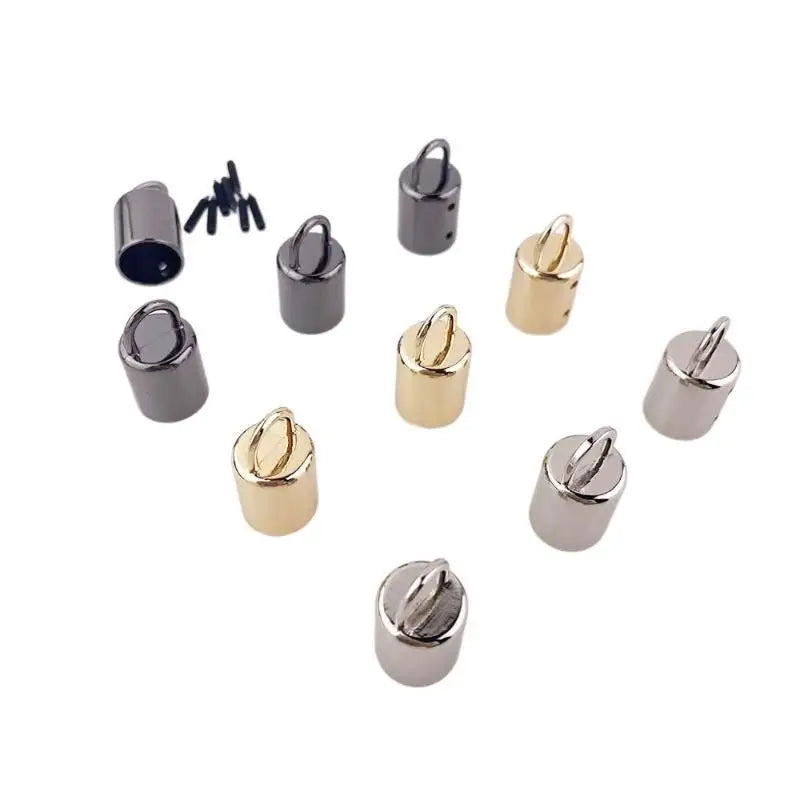 10Pcs 15mm Stainless Steel Cord End Locks | Bag DIY Hardware Craft Hardware Fastener Oasis Select
