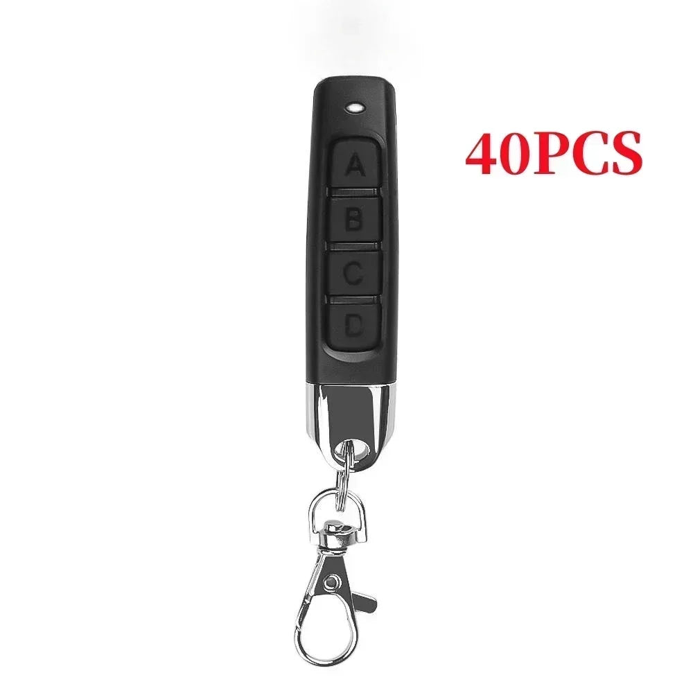 50-10PCS Remote Control 433MHz Car Key Garage Door Gate Opener Remote Control Duplicator Clone Cloning Code 4-Button Transmitter Oasis Select 40pcs
